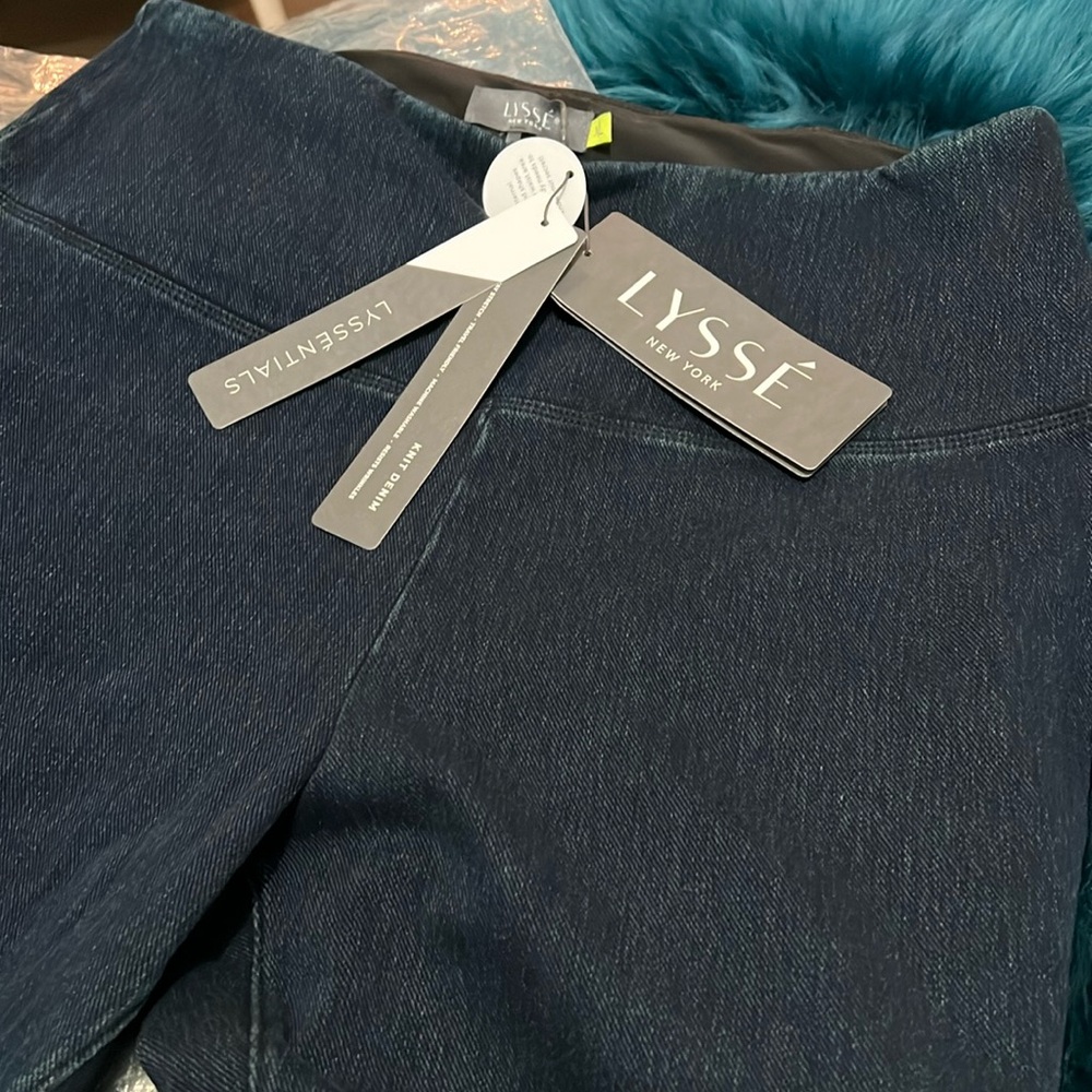 NWT Lysse Dark Stretch Denim Leggings